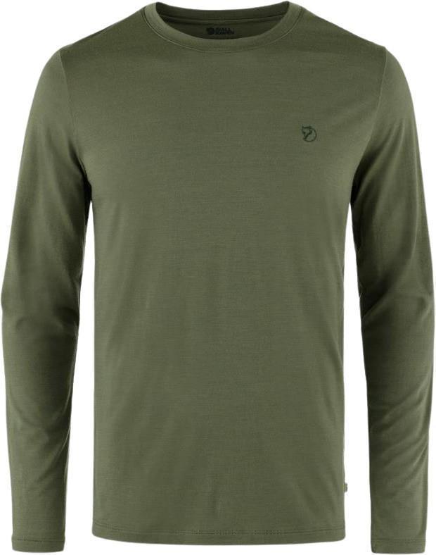 Abisko Wool LS T-Shirt - Mens - Laurel Green 1