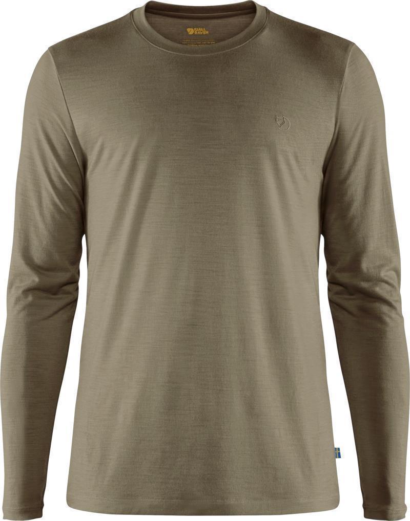 Abisko Wool LS T-Shirt - Mens - Light Olive 1
