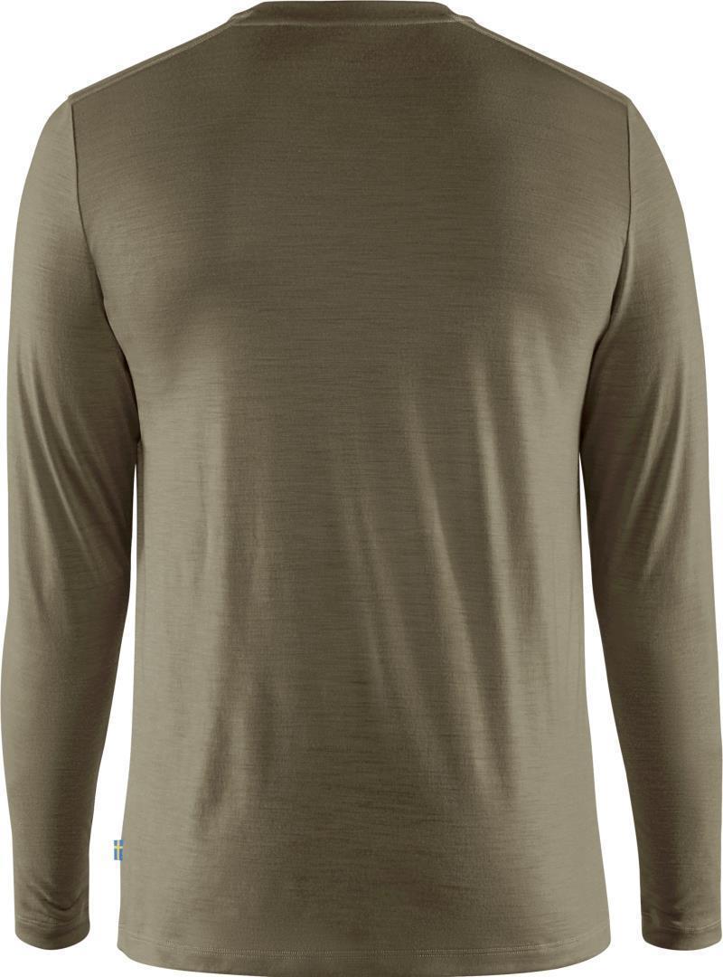 Abisko Wool LS T-Shirt - Mens - Light Olive 2