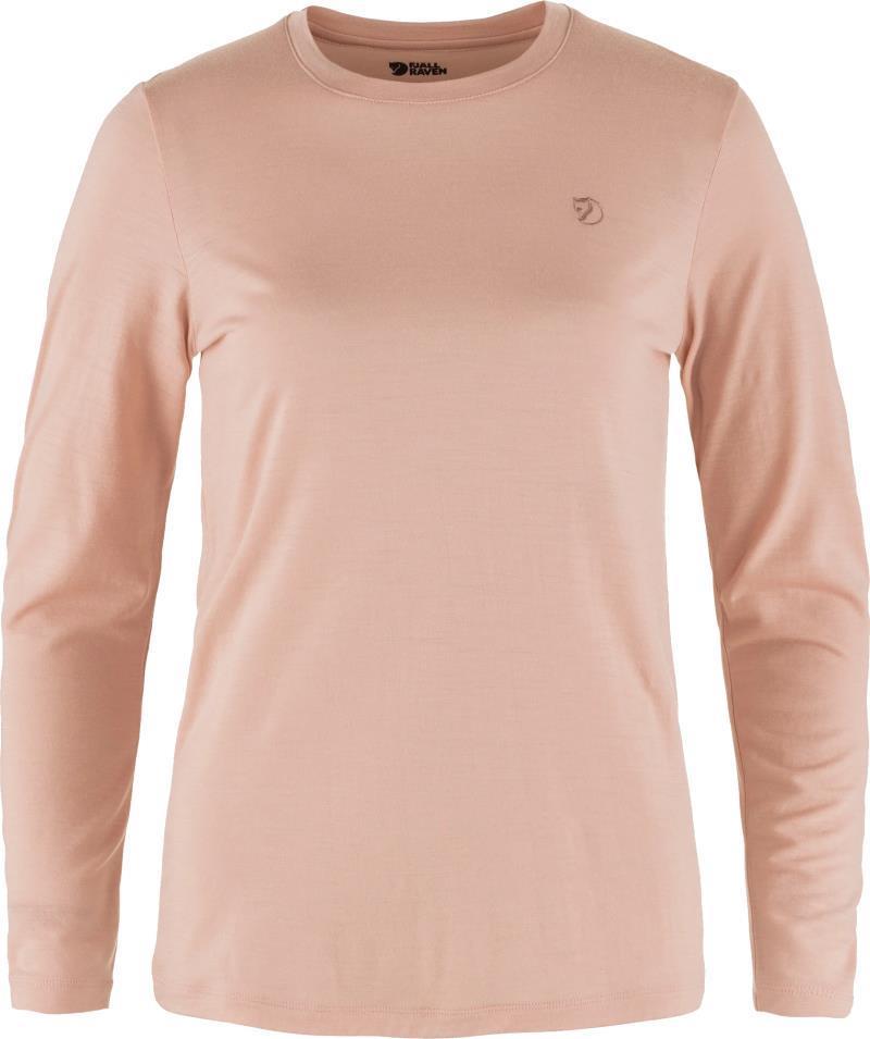 Abisko Wool LS T-Shirt - Womens - Chalk Rose 1