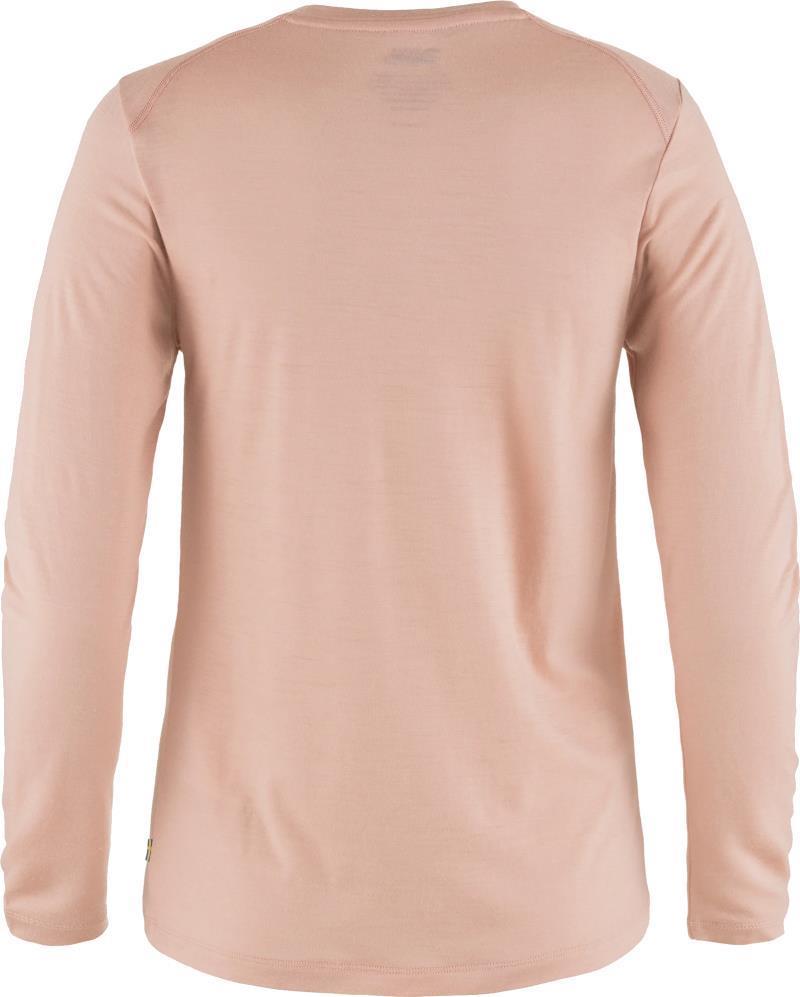 Abisko Wool LS T-Shirt - Womens - Chalk Rose 2