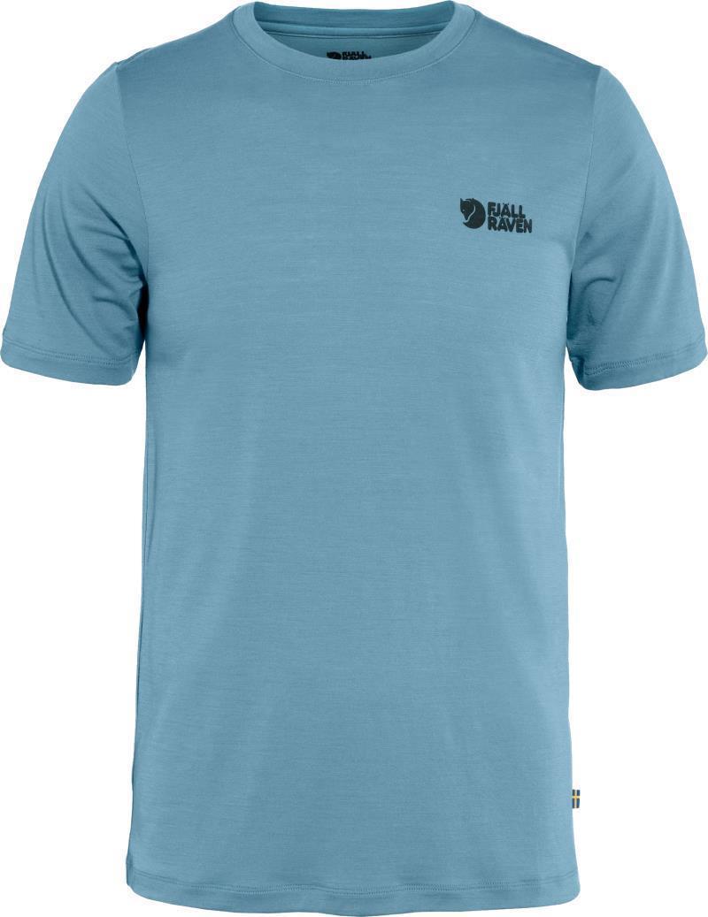 Abisko Wool Logo SS T-Shirt - Mens - Dawn Blue 1