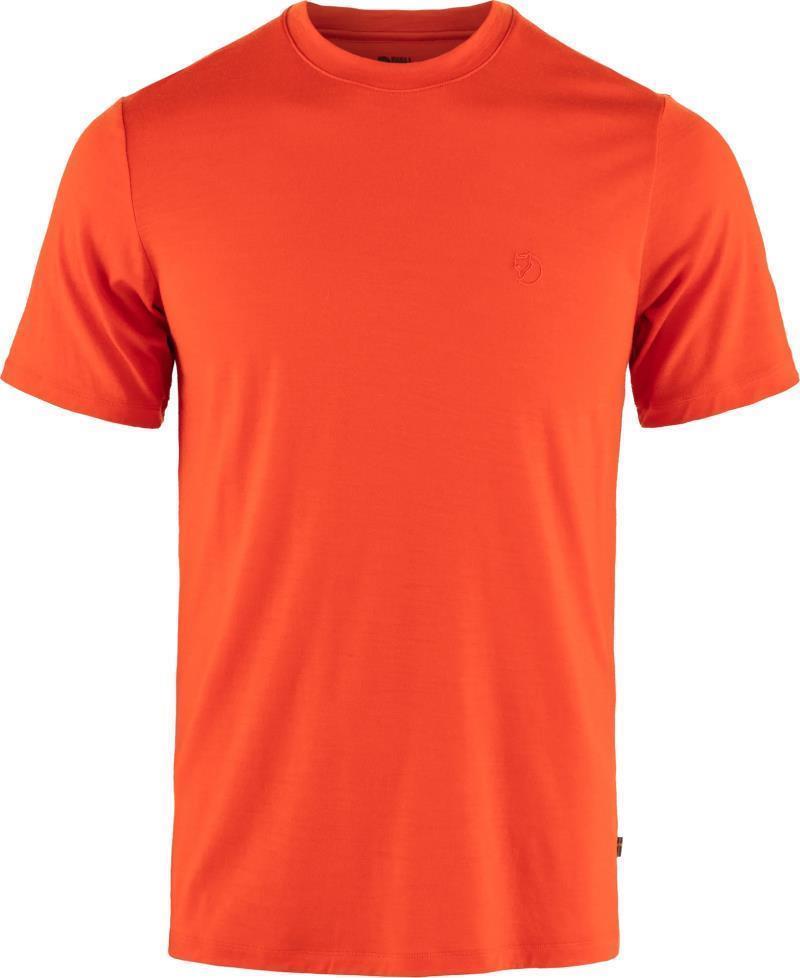 Abisko Wool SS T-Shirt - Mens - Flame Orange 1