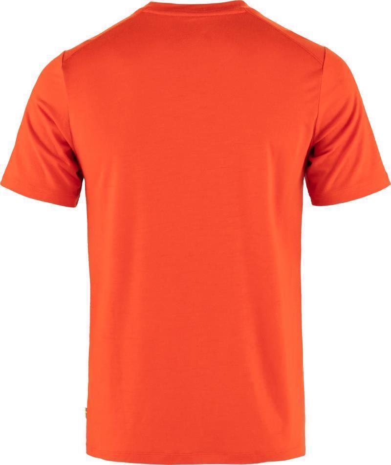 Abisko Wool SS T-Shirt - Mens - Flame Orange 2