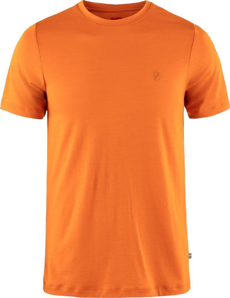 Abisko Wool SS T-Shirt - Mens - Sunset Orange 1