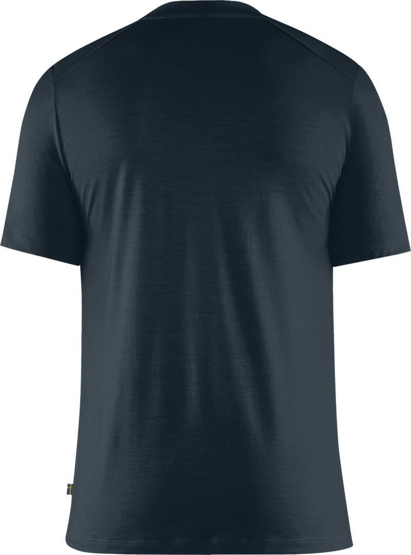 Abisko Wool SS T-Shirt - Mens - dark navy 1