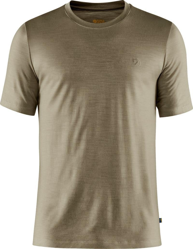 Abisko Wool SS T-Shirt - Mens - light olive 1