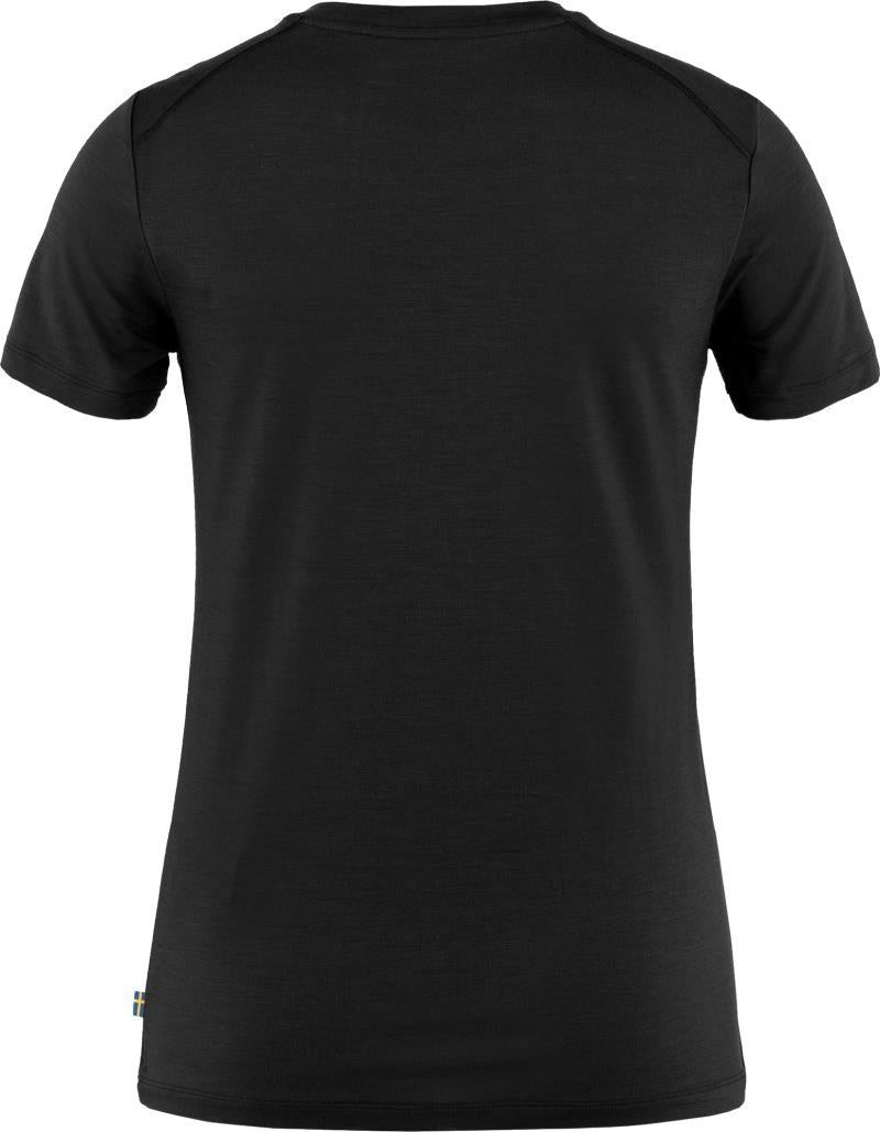 Abisko Wool SS T-Shirt - Womens - black 1