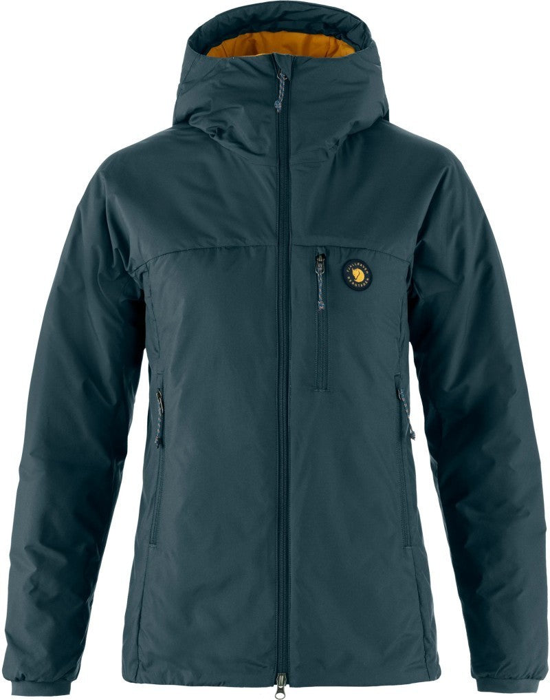 Bergtagen 60 Insulation Jacket - Womens - mountain blue / mustard yellow 1