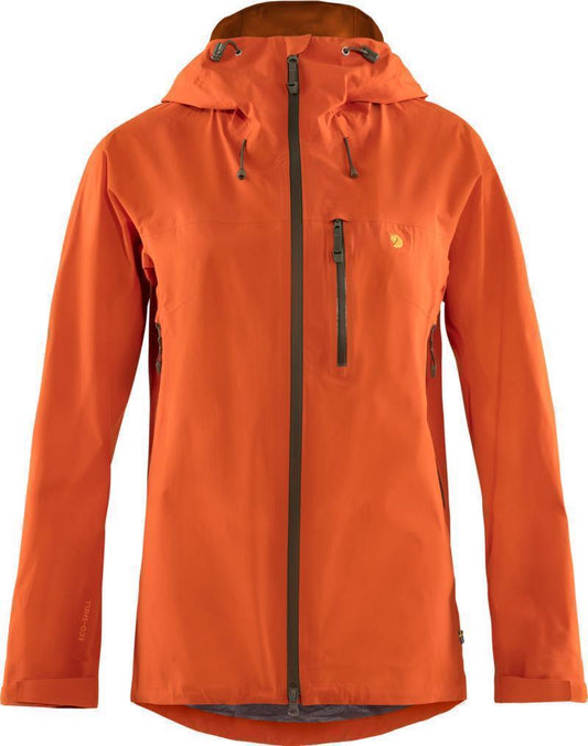 Bergtagen Lite Eco-Shell Jacket - Womens - Hokkaido Orange 1