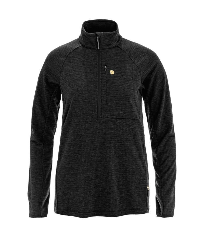 Bergtagen Midlayer Half Zip - Womens - black 1