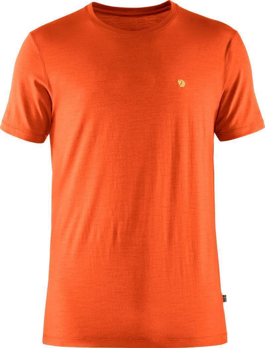 Bergtagen Thinwool SS T-Shirt - Mens - Hokkaido Orange 1