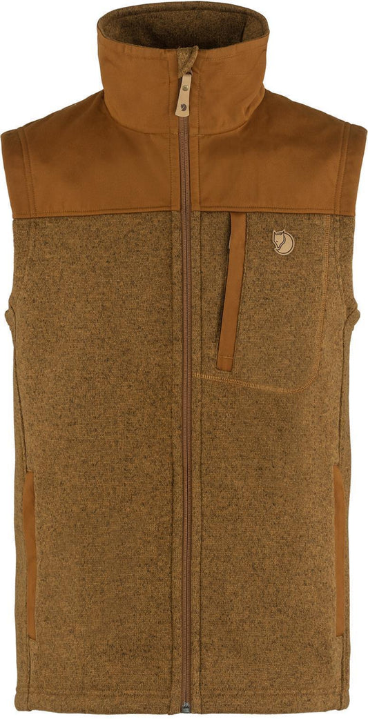 Buck Fleece Vest - Mens - Chestnut 1