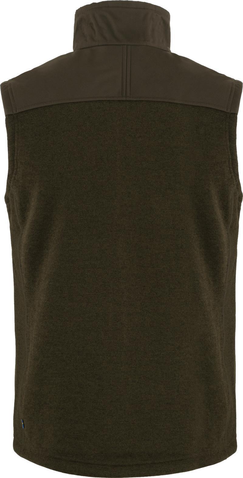 Buck Fleece Vest - Mens - dark olive 1
