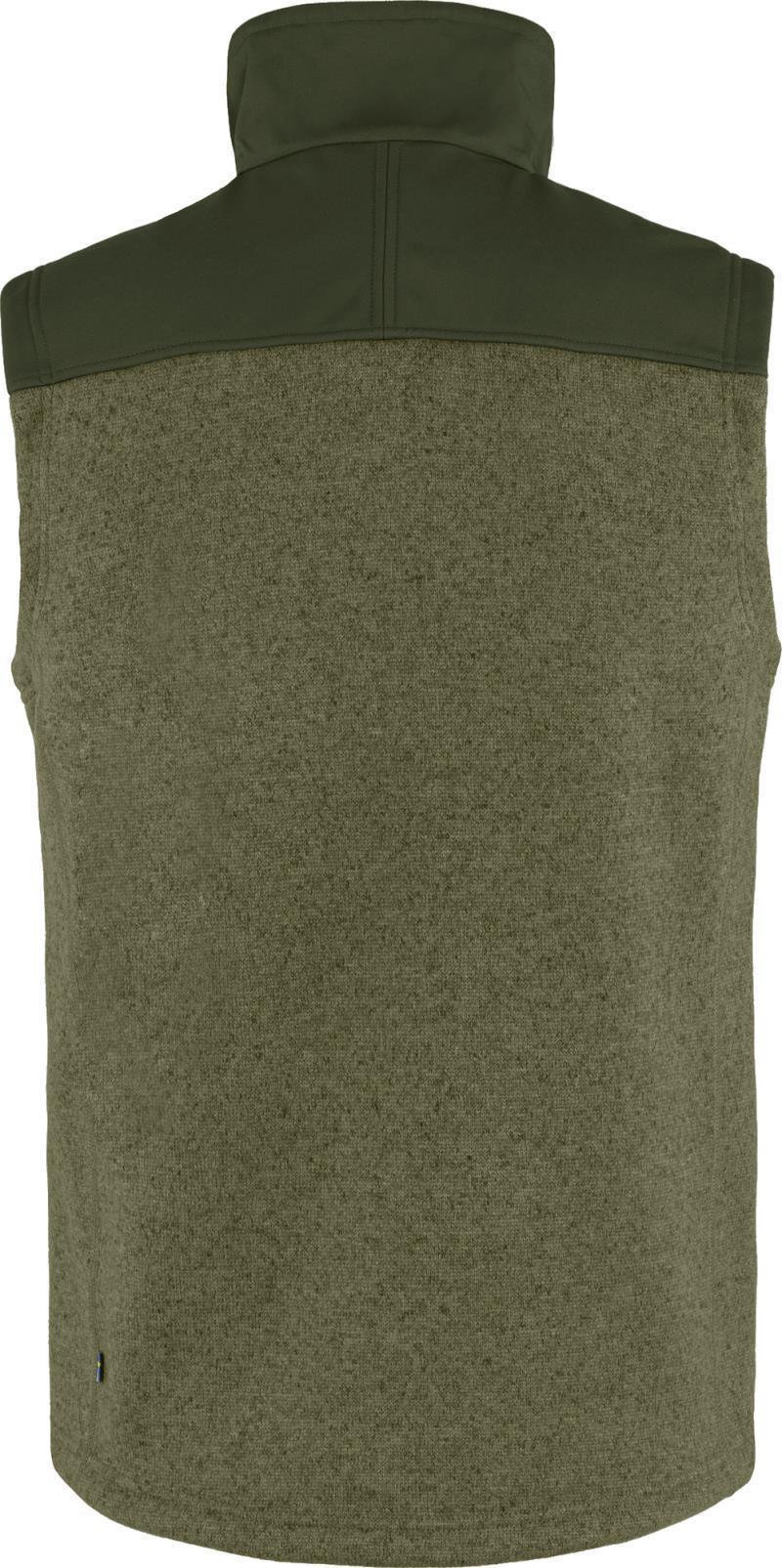 Buck Fleece Vest - Mens - laurel green / deep forest 1
