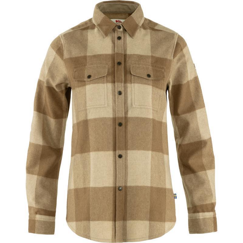 Canada LS Shirt - Womens - Buckwheat Brown / Light Beige 1