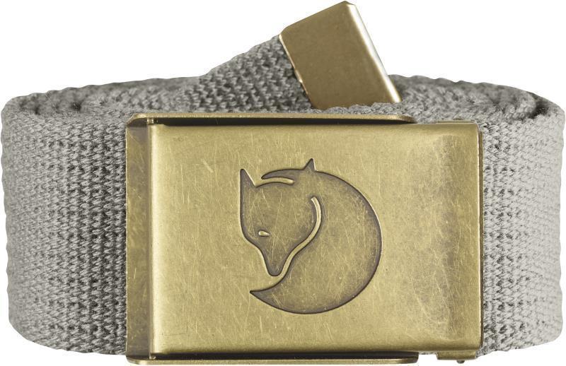 Canvas Brass Belt 4cm - Fog 1