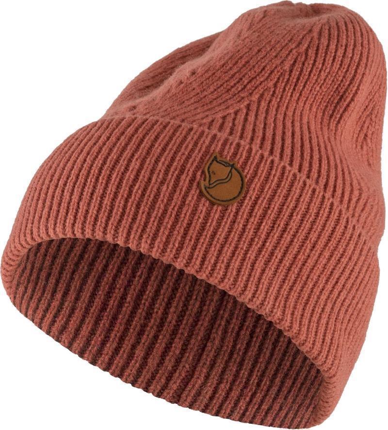 Directional Rib Beanie - Terracotta Pink 1