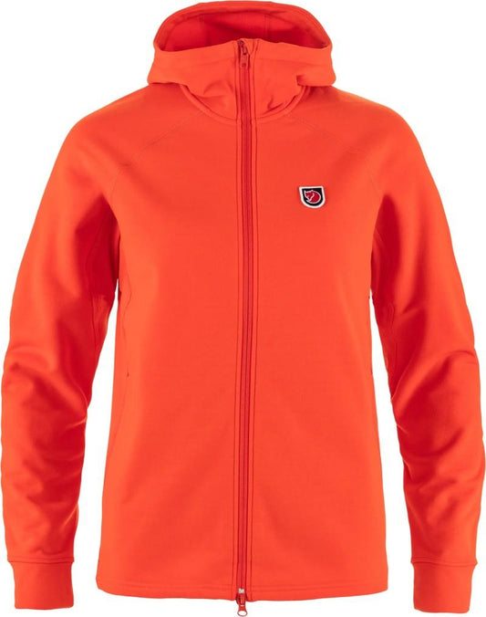 Expedition Fleece Hoodie - Womens - flame orange 1