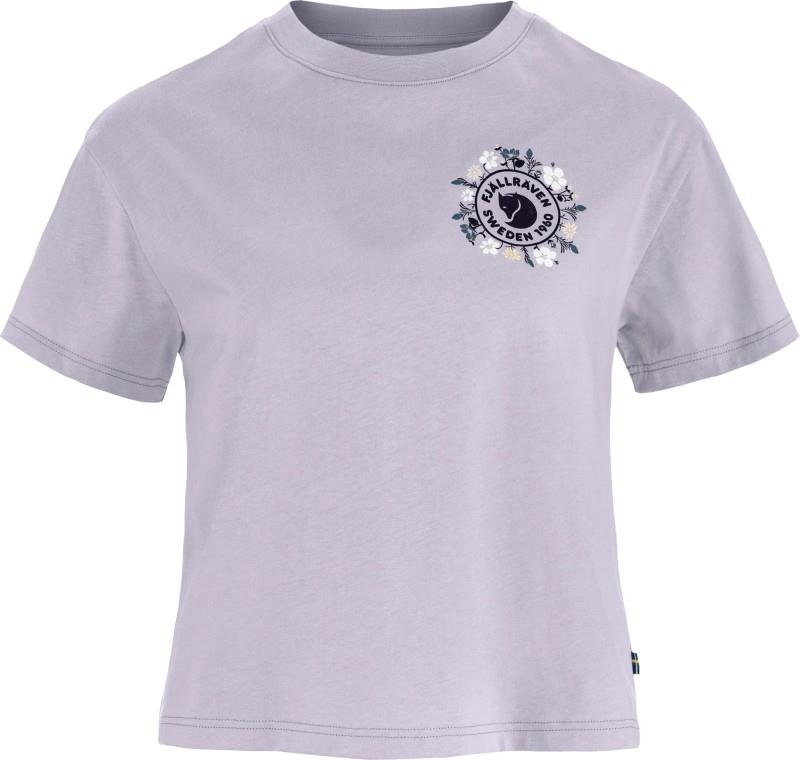 Fjallblomster Logo T-Shirt - Womens - lavender mist 1