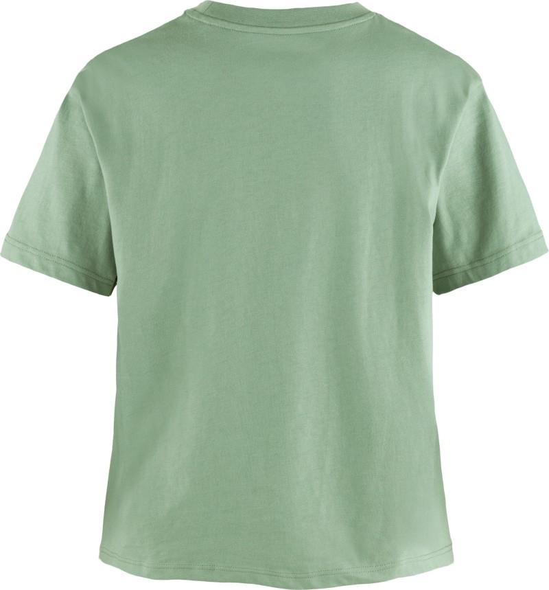 Fjallblomster Logo T-Shirt - Womens - misty green 1