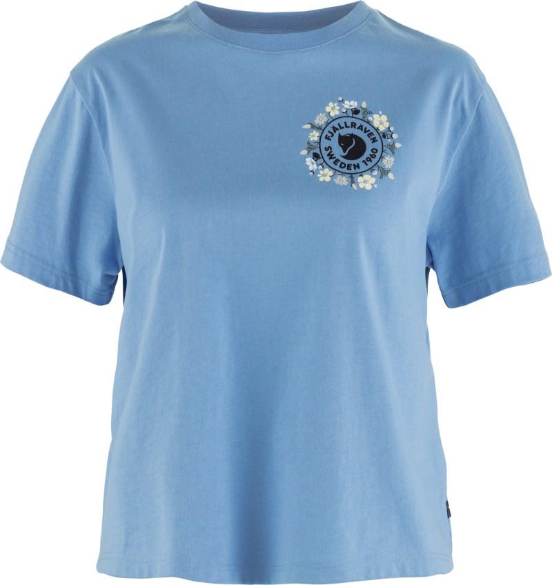 Fjallblomster Logo T-Shirt - Womens - ultramarine 1