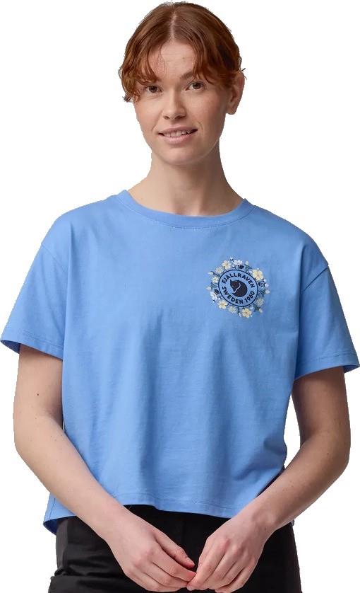Fjallblomster Logo T-Shirt - Womens - ultramarine 1