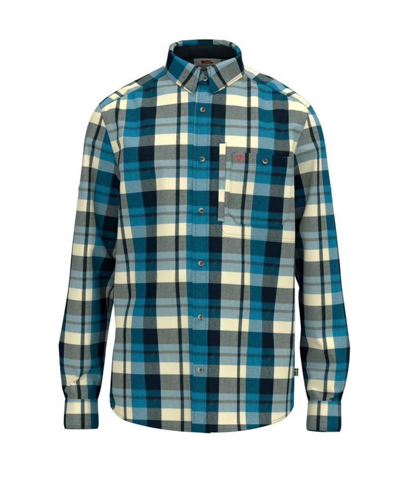 Fjallglim Shirt - Mens - dawn blue / chalk white 1