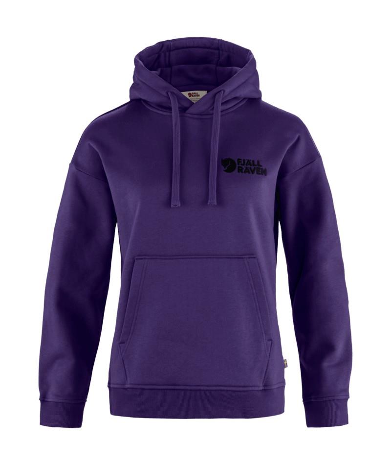 Fjallraven Classic Hoodie - Womens - dark violet 1