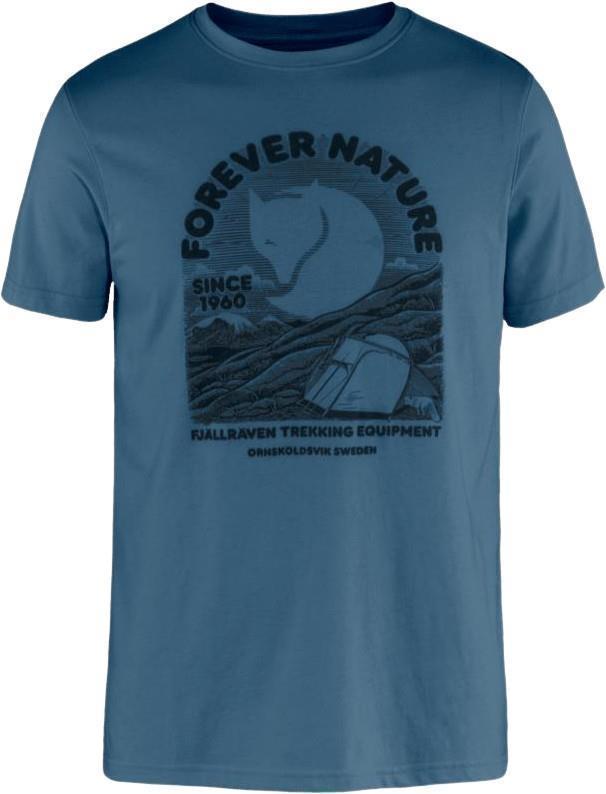 Fjallraven Equipment T-Shirt - Mens - Indigo Blue 1