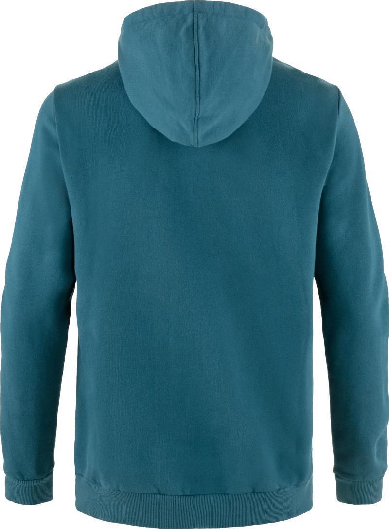 Fjallraven Logo Hoodie - Mens - Deep Sea 2