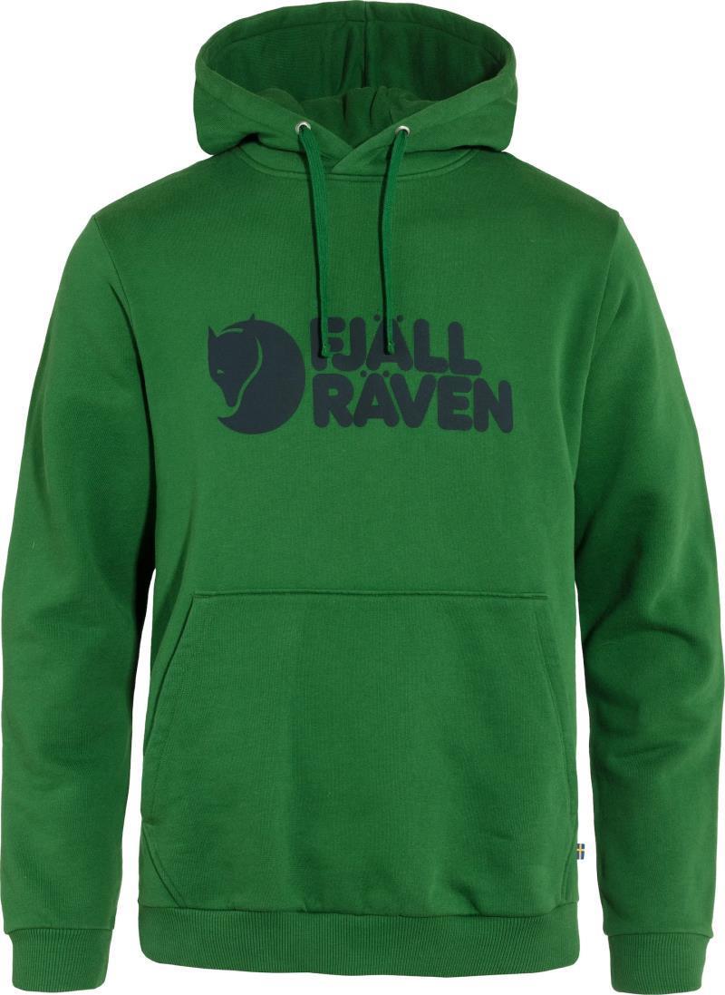 Fjallraven Logo Hoodie - Mens - Palm Green 1