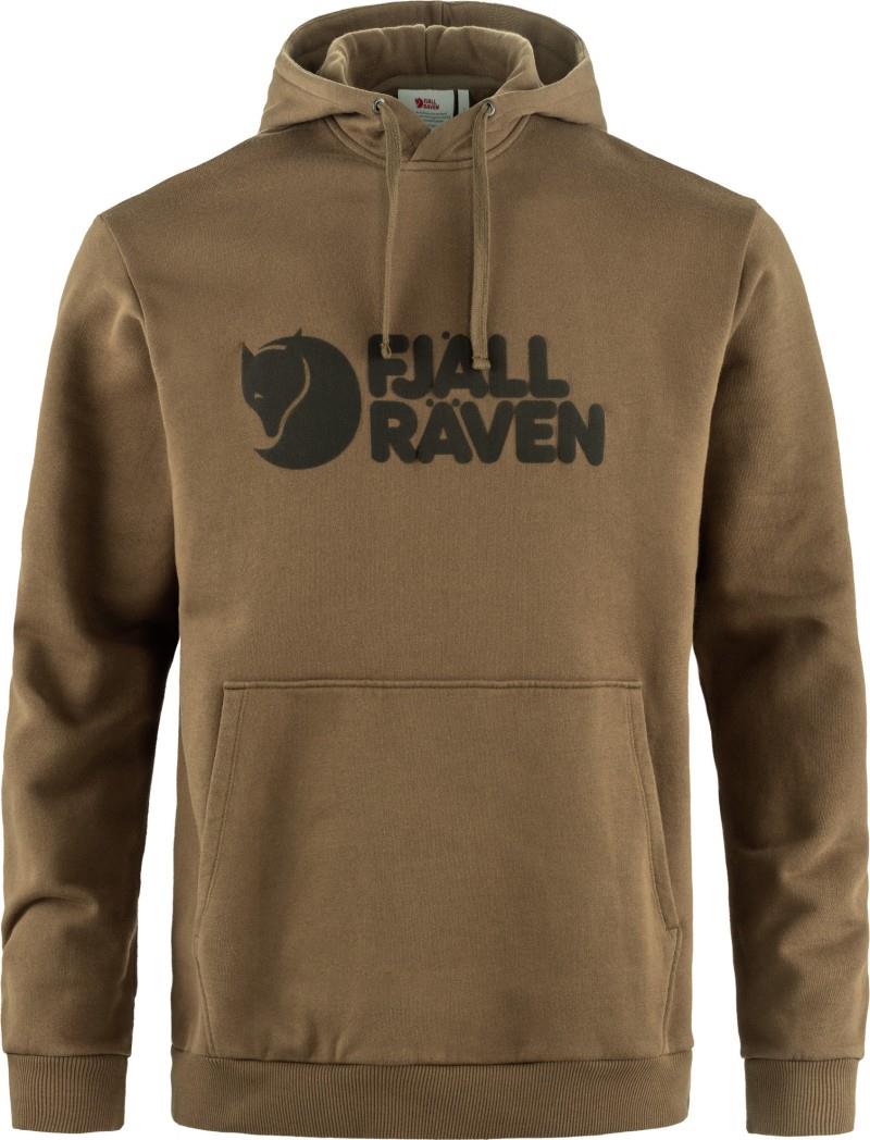 Fjallraven Logo Hoodie - Mens - wood brown 1