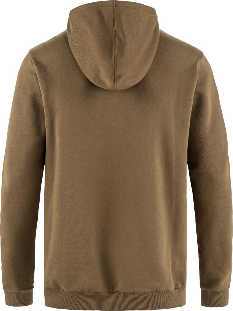 Fjallraven Logo Hoodie - Mens - wood brown 1