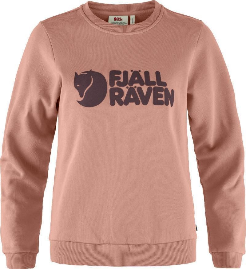 Fjallraven Logo Sweater - Womens - dusty rose / port 1