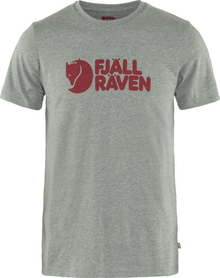 Fjallraven Logo T-Shirt - Mens - grey melange 1
