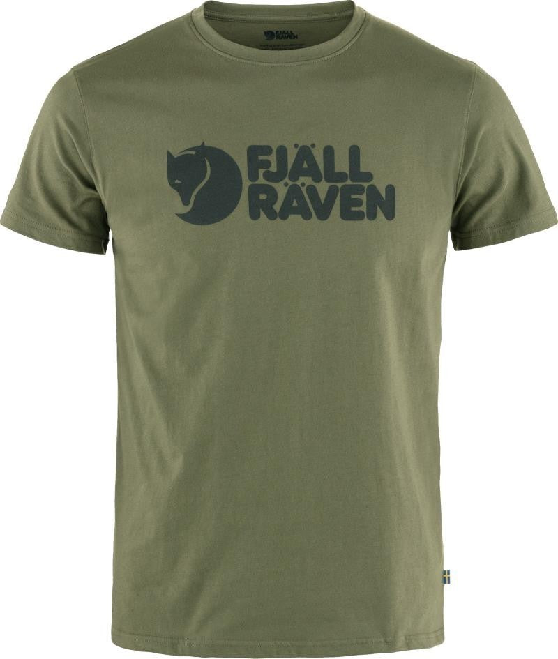 Fjallraven Logo T-Shirt - Mens - laurel green 1