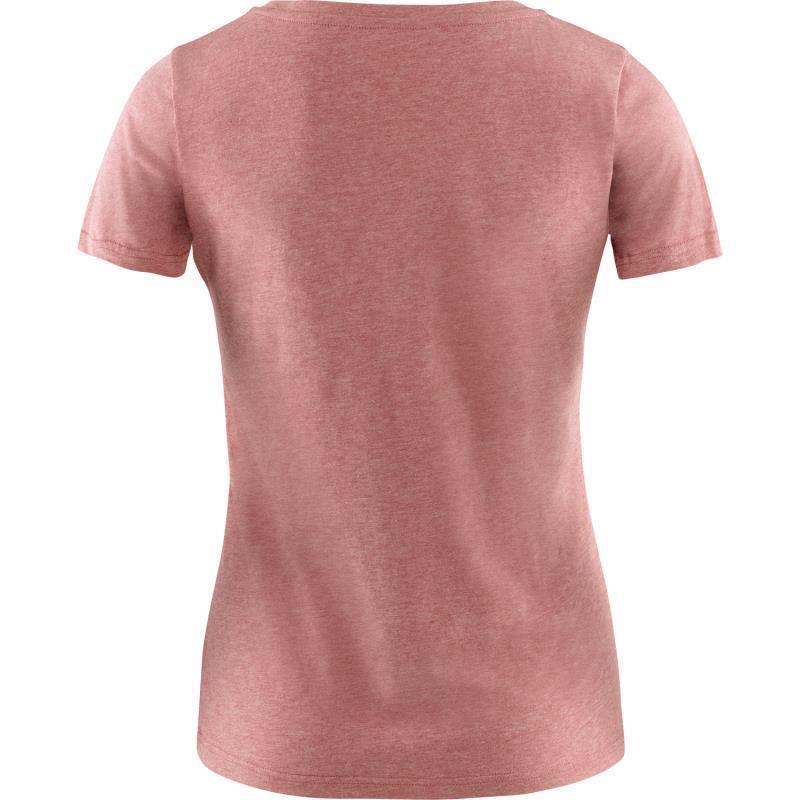 Fjallraven Logo T-Shirt - Womens - Raspberry Red / Melange 2