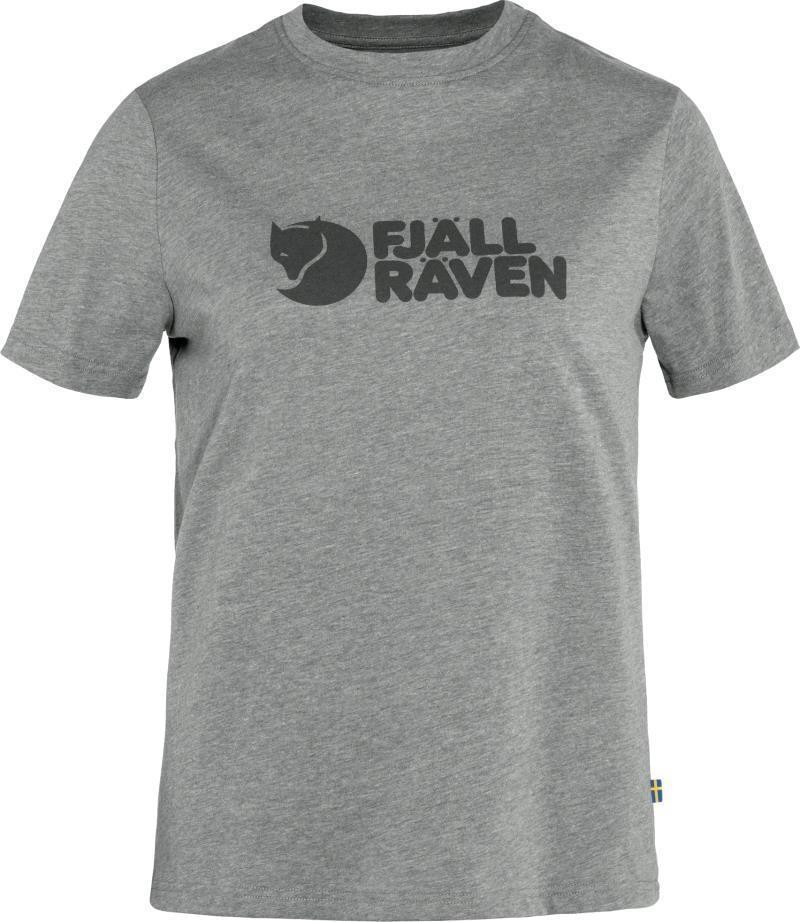 Fjallraven Logo Tee - Womens - Grey / Melange 1