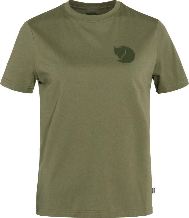 Fox Boxy Logo Tee - Womens - green 1