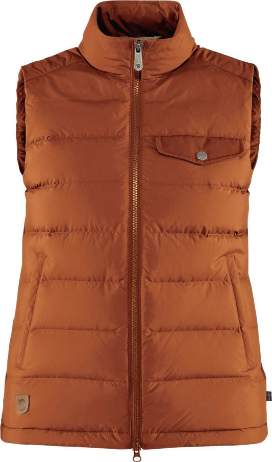Greenland Down Liner Vest - Womens - Autumn Leaf 1