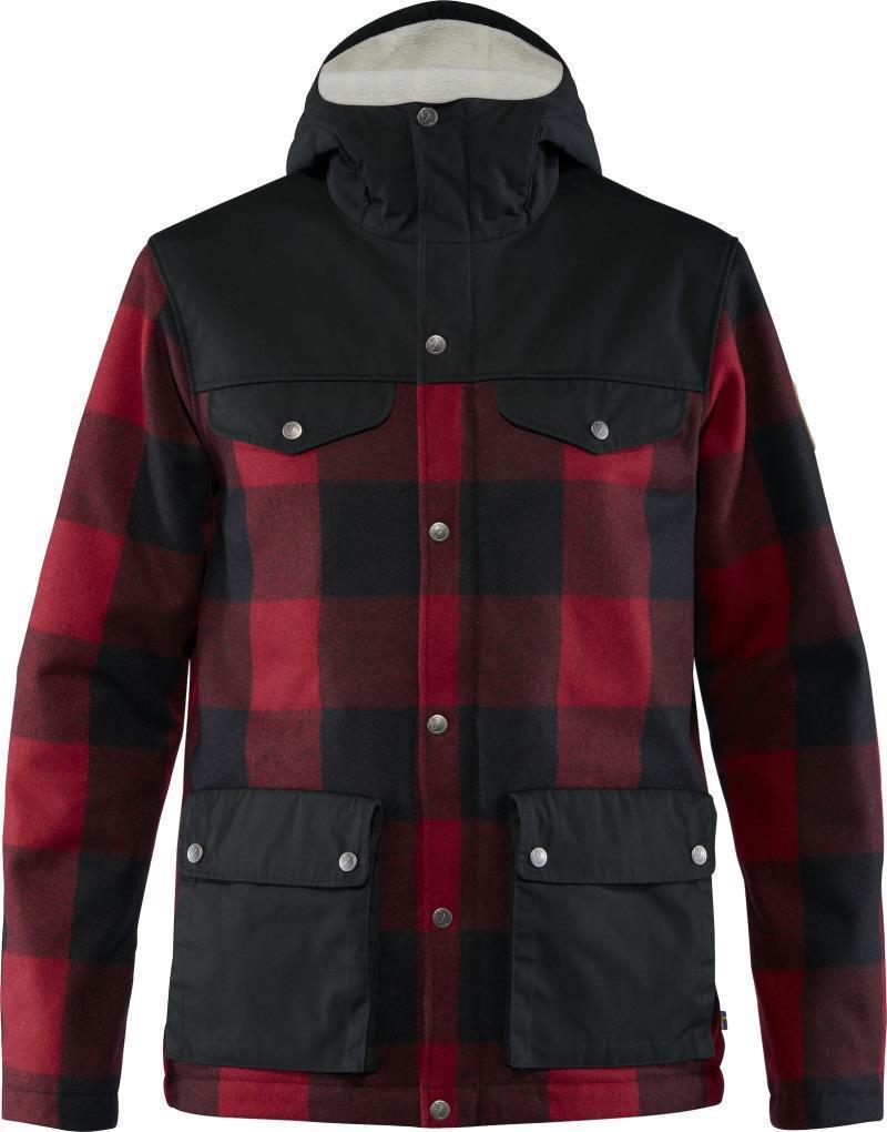 Greenland Re-Wool Jacket - Mens - Red / Black 1