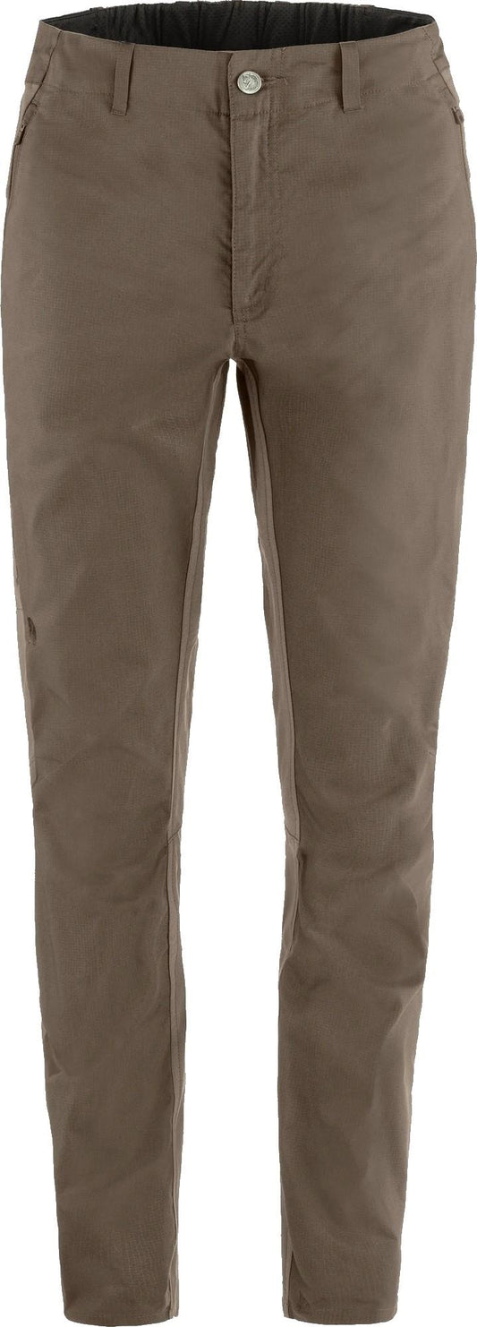 Hoja Hybrid Trousers - Womens - suede brown 1