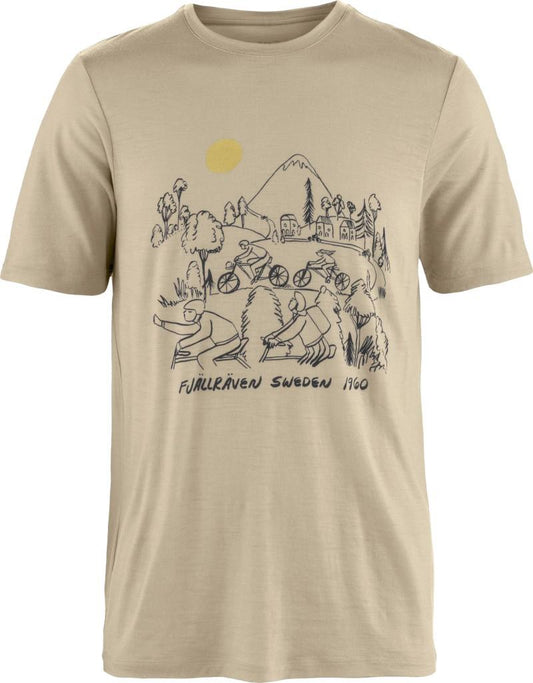Hoja Lugnt Wool T-Shirt - Mens - fossil 1