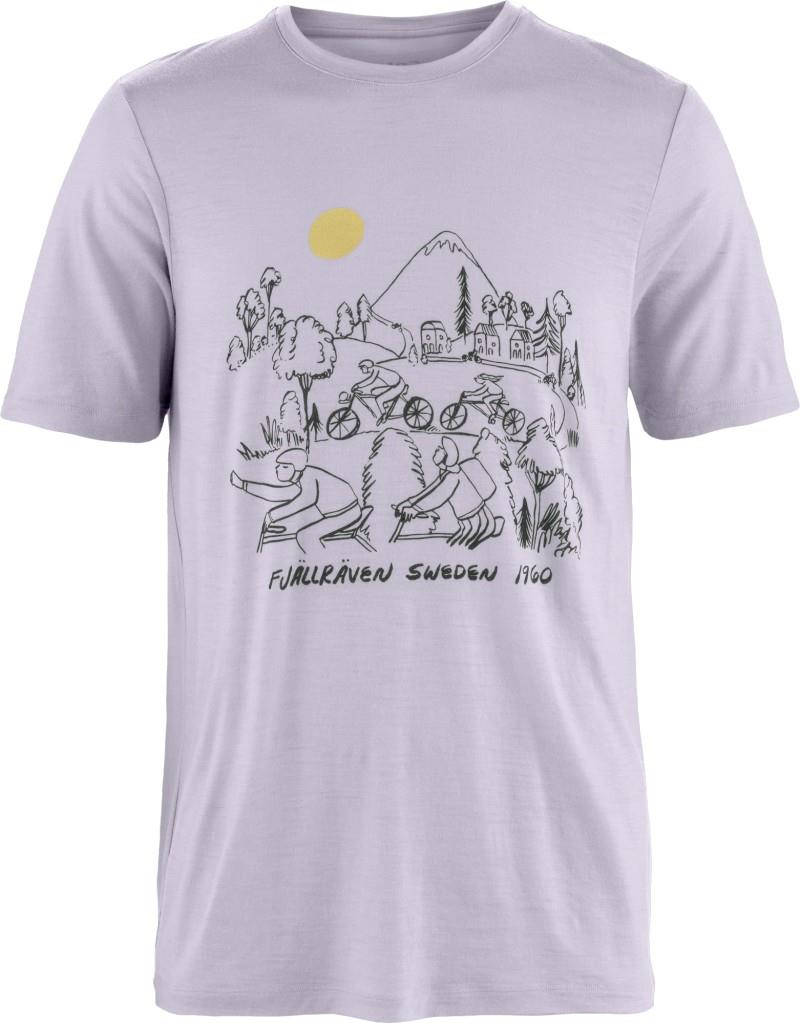 Hoja Lugnt Wool T-Shirt - Mens - lavender mist 1