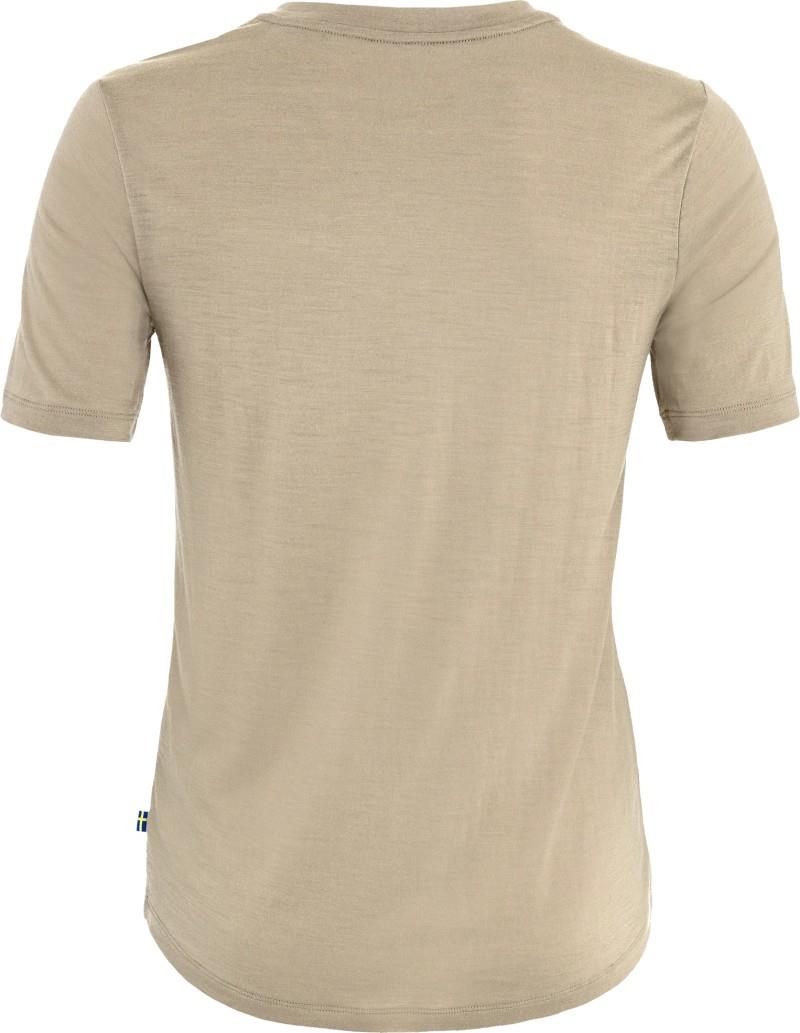 Hoja Lugnt Wool T-Shirt - Womens - fossil 1