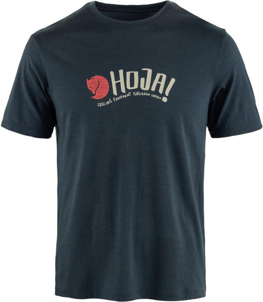 Hoja Wool SS T-Shirt - Mens - dark navy 1