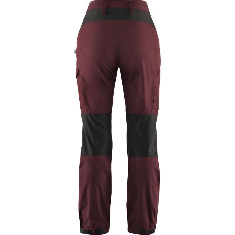 Kaipak Trousers Curved - Womens - Dark Garnet / Dark Grey 2