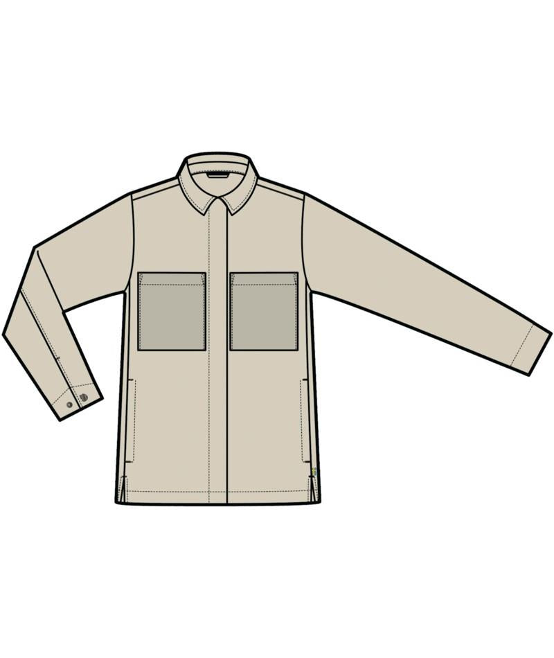 Kaitum Overshirt - Womens - chalk white 1