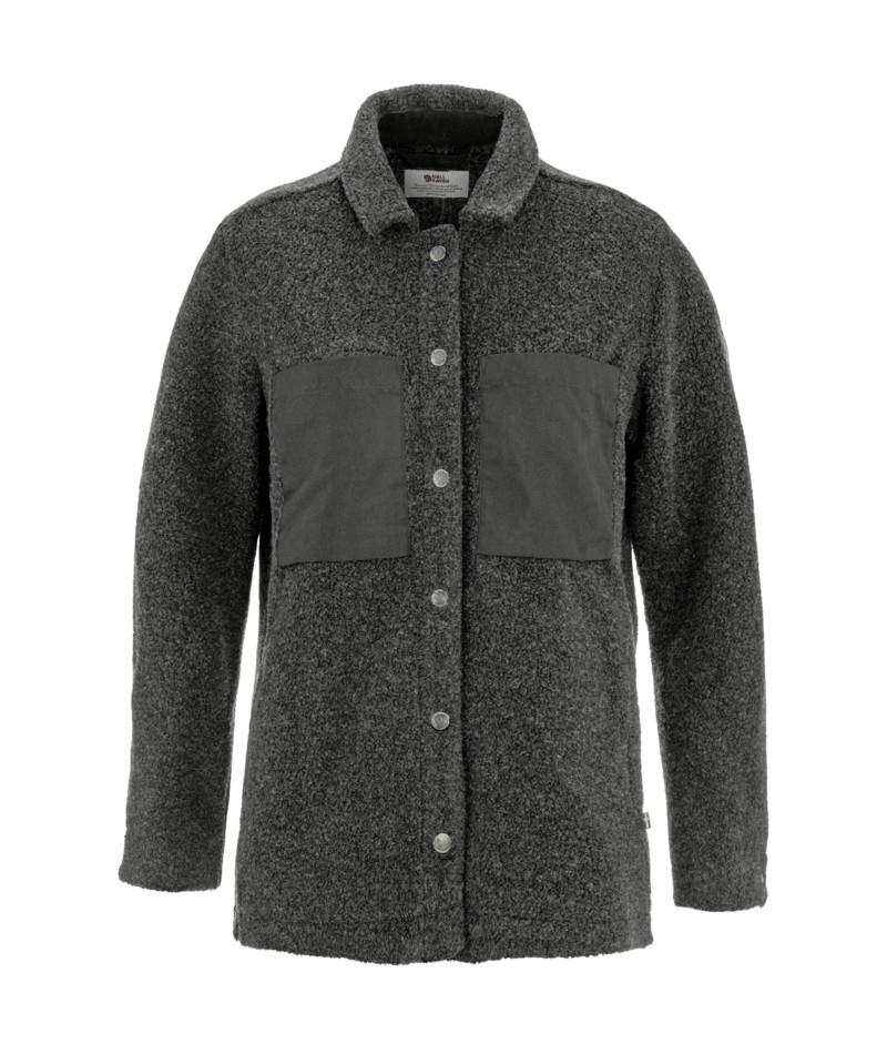 Kaitum Overshirt - Womens - dark grey 1